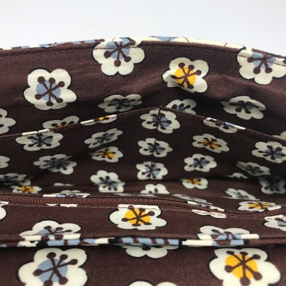 Vera Bradley “Knot Just A Clutch” Slate Blue and Brown Handbag/Clutch-NWOT - Picture 7 of 8